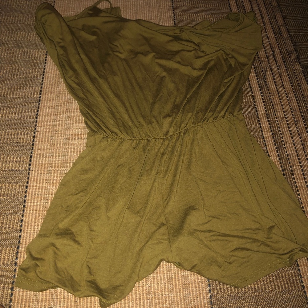 Green String Romper - image 2